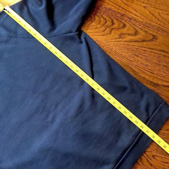 UNDER ARMOUR Men's Navy Blue Full Zipper Hoodie With Black Chest Logo Sz 2XL - Picture 8 of 10